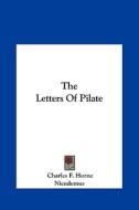 The Letters of Pilate di Nicodemus edito da Kessinger Publishing
