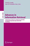 Advances in Information Retrieval edito da Springer Berlin Heidelberg
