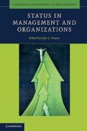 Status in Management and Organizations di Jone L. Pearce edito da Cambridge University Press