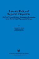 Abbott: Law and Policyof Regional Pa. di Abbott edito da Springer
