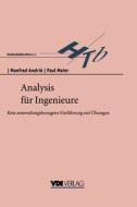 Analysis Fur Ingenieure: Eine Anwendungsbezogene Einfuhrung Mit Ubungen di Manfred Andrie, Paul Meier edito da Springer