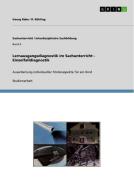 Lernausgangsdiagnostik Im Sachunterricht - Einzelfalldiagnostik di Georg Rabe, R Rohling edito da Grin Publishing