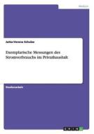 Exemplarische Messungen des Stromverbrauchs im Privathaushalt di Jutta-Verena Schulze edito da GRIN Publishing