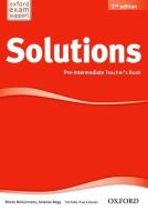 Solutions: Pre-Intermediate: Teacher's Book edito da Oxford University ELT