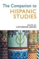 The Companion to Hispanic Studies edito da Routledge
