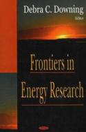 Frontiers in Energy Research edito da Nova Science Publishers Inc