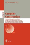 Compiler Construction di E. Duesterwald edito da Springer Berlin Heidelberg