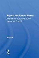 Beyond The Rule Of Thumb di Tito Boeri edito da Taylor & Francis Ltd