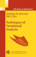 Techniques of Variational Analysis di Jonathan Borwein, Qiji Zhu edito da SPRINGER NATURE