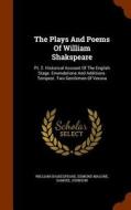 The Plays And Poems Of William Shakspeare di William Shakespeare, Edmond Malone, Samuel Johnson edito da Arkose Press