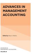 Advances in Management Accounting edito da Emerald Publishing Limited