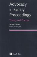Advocacy in Family Proceedings di David Bedingfield edito da LexisNexis UK