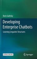 Developing Enterprise Chatbots di Boris Galitsky edito da Springer-Verlag GmbH