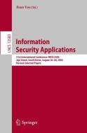 Information Security Applications edito da Springer International Publishing