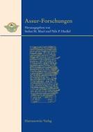 Assur Forschungen: Arbeiten Aus Der Forschungsstelle 'Edition Literarischer Keilschrifttexte Aus Assur' Der Heidelberger Akademie Der Wis di Nils P. Heessel edito da Harrassowitz