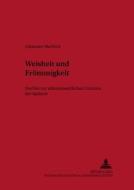 Weisheit und Frömmigkeit di Johannes Marböck edito da Lang, Peter GmbH