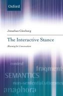 INTERACTIVE STANCE P di Ginzburg edito da Oxford University Press(UK)