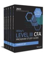 Wiley's Level III Cfa Program Study Guide 2023: Complete Set di Wiley edito da WILEY