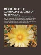 Members Of The Australian Senate For Que di Books Llc edito da Books LLC, Wiki Series