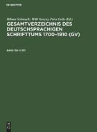 Gesamtverzeichnis des deutschsprachigen Schrifttums 1700-1910 (GV), Band 159, X-Zei edito da De Gruyter