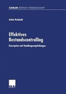 Effektives Bestandscontrolling di Achim Reinhold edito da Deutscher Universitätsvlg