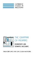 The Grammar of Meaning di Mark Norris Lance, Lance Mark Norris, O'Leary-Hawthorne John edito da Cambridge University Press