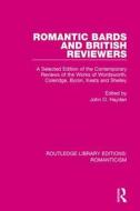 Romantic Bards And British Reviewers edito da Taylor & Francis Ltd