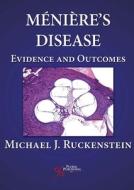 Meniere's Disease di Michael J. Ruckenstein edito da PLURAL PUBLISHING