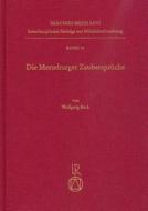 Die Merseburger Zauberspruche di Wolfgang Beck edito da Reichert Verlag