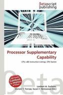 Processor Supplementary Capability edito da Betascript Publishing