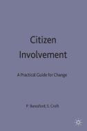 Citizen Involvement di Peter Beresford edito da Red Globe Press