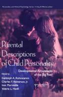 Parental Descriptions of Child Personality di Kohnstamm edito da Taylor & Francis Inc