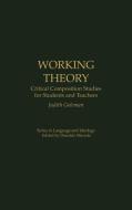 Working Theory di Judith Goleman edito da Bergin & Garvey