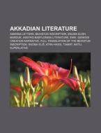 Akkadian Literature: Amarna Letters, En di Books Llc edito da Books LLC, Wiki Series