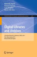 Digital Libraries and Archives edito da Springer-Verlag GmbH