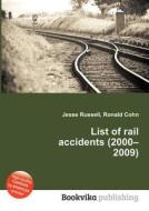 List Of Rail Accidents (2000-2009) edito da Book On Demand Ltd.