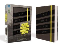 NIV, Bible for Teen Guys, Leathersoft, Charcoal, Elastic Closure: Building Faith, Wisdom and Strength di Zondervan edito da Zondervan