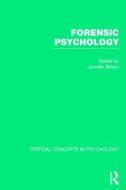 Forensic Psychology di Jennifer M. Brown edito da Routledge