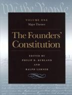 Founders' Constitution, Volume 1 di Philip B. Kurland, Ralph Lerner edito da Liberty Fund Inc.