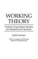 Working Theory di Judith Goleman edito da Praeger