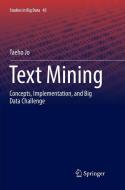 Text Mining di Taeho Jo edito da Springer International Publishing