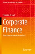 Corporate Finance di Pasquale De Luca edito da Springer International Publishing