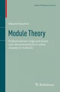 Module Theory di Alberto Facchini edito da Springer Basel AG