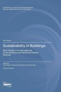 Sustainability in Buildings edito da MDPI AG