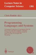 Programming Languages and Systems edito da Springer Berlin Heidelberg