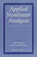 Applied Nonlinear Analysis edito da SPRINGER NATURE