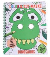 Cut & Color Masks: Dinosaurs: Origami for Kids Art Books for Kids 4 - 8 Boys and Girls Coloring Creativity and Fine Motor Skills di Insight Kids edito da INSIGHT KIDS