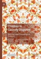 Children In Custody Disputes edito da Springer International Publishing AG