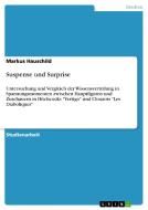 Suspense Und Surprise di Markus Hauschild edito da Grin Publishing