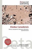Elodea Canadensis edito da Betascript Publishing